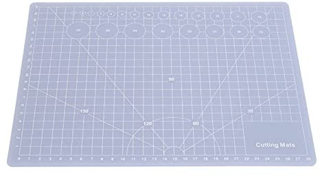 Self Healing Sewing Mat Knife Carving Craft Hobby Knife Kit Density Upgraded Sewing Mat for Sewing Crafts Hobby Fabric Scrapbooking Project (A4-translucent cutting board)