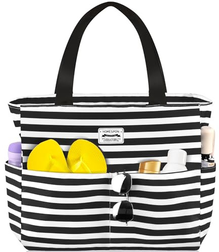 HOMESPON Sac de Plage Femme Homme Famille XXL Grande Sac de Voyage Pliable Imperméable