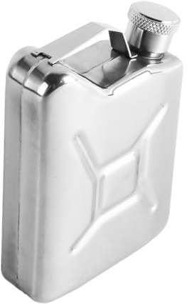 Ieron Fiaschetta da 5 Once in Acciaio Inossidabile, per barili di Petrolio, Tascabile, per Whisky, Portatile, Unisex, Adatta per Uomini e Donne, per Alpinismo, Bar, Feste, Bevitori