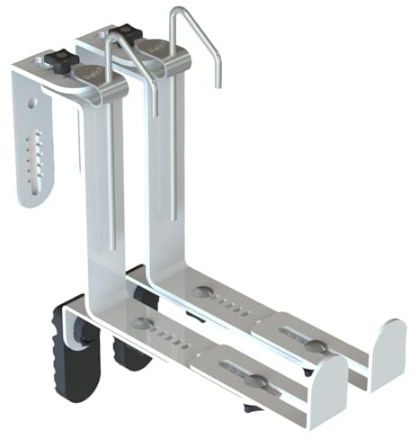 Geli 2 Blumenkastenhalter TYP U Weiß 3-fach verstellbar