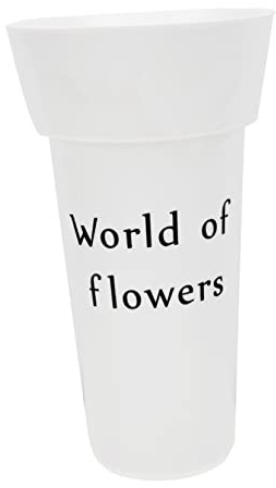 KONTONTY Awakening Flower Bucket Creative Plastic High Capacity for Home Plant Containers