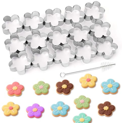 AIERSA Gold Fish Cracker Cutter,15 Cavity Fish Cookie Cutter1