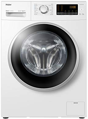 Haier HW100-B14CIN, Lavatrice 10 Kg, Carica Frontale, 1400 Giri, Motore Direct Motion, Trattamento Antibatterico, Classe A, Bianco, 59x60x85 cm Classe A (Ricondizionato)