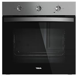 TEKA Horno Convencional 60cm Sistema HydroClean, ThermoSeal, Esmalte BrightClean, 3 Funciones Cocción, Bandeja Profunda, Modelo NEO HBB 5350 SS