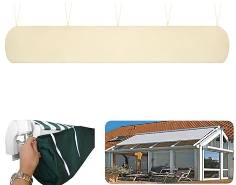 sac D'auvent avec Ficelle,Housse de Protection Solaire Rétractable,Housse de Rangement pour Store Extérieur Auvent de Protection Imperméable pour Auvent de Terras(Size:13FT（404X21.6X30.5cm）,Color:E)