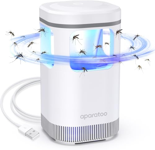 Insektenvernichter Elektrisch, UV Mückenlampe Fliegenfalle Innenbereich Mückenfalle Mückenschutz, USB Mosquito Repellent Tragbare Fliegenfallen für Schlafzimmer, Wohnzimmer Büro, Küche und Camping