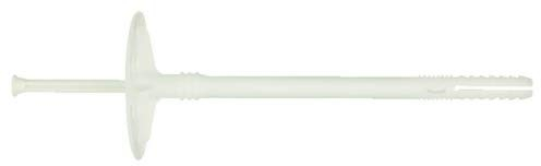 Dämmstoffdübel Tellerdübel mit Spreiznagel 10 x 140 mm Kunststoff 200 Stück