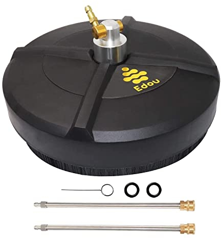 EDOU Hochdruckreiniger, 38,1 cm, Oberflächenreiniger mit 2 x Verlängerungsstab-Aufsätzen, 4000 PSI