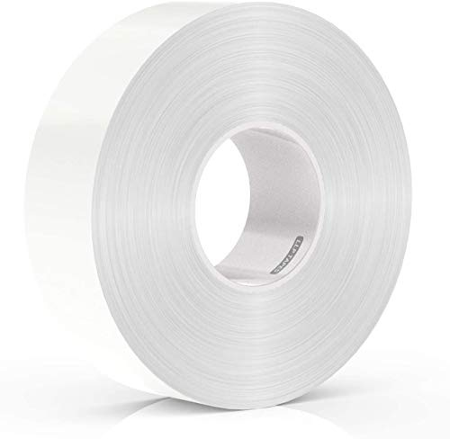LLPT Double Sided White Carpet Tape 38.1MM x 17M | Removable, Heavy Duty, Adhesive Tape for Area Rugs Hardwood Floors Stair Treads Carpet