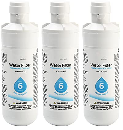 SUNERLORY Filtro de agua para refrigerador, LT1000p de repuesto para kenmore9980, capacidad de 300 galones, filtro de agua de repuesto para refrigerador (3 unidades, tamaño: 5 x 5 x 15 cm)