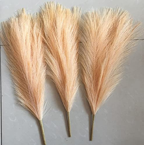 MUNACRAFT Künstlicher Pampasgras-Blumenstrauß, für Neujahr, Urlaub, Hochzeit, Party, Heimdekoration, Pflanze, künstliche Blume, Schilf, Khaki, 45 cm, 1 Stück