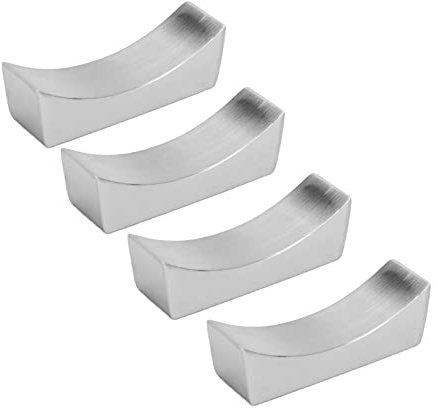 Porte-baguettes Support De Baguettes Support De Cuillère Repose-baguettes Support De Repose-baguettes 4 Pièces En Acier Inoxydable Repose-baguettes Bateau Forme Baguettes Cuillère Couteau Fourchette P