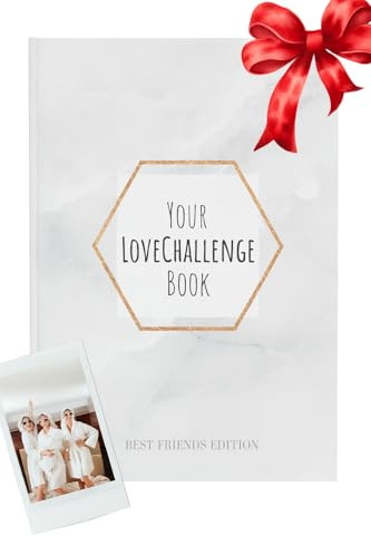 YourLoveChallenge® Freunde & Geschwister Edition - Challenge Fotoalbum mit 100 einzigartigen Herausforderungen für deine Freunde, Geschenk zu Weihnachten, Geburtstag oder als kleine Aufmerksamkeit