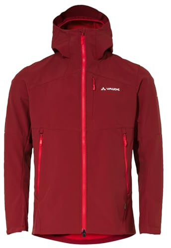 VAUDE Herren Shoftshelljacke Roccia Softshell Jacket II, 100% winddicht, atmungsaktiv, wasserabweisend