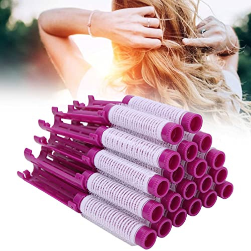 Cocoarm 20 Pièces Rouleaux de Permanente Tiges de Permanente de Cheveux Tige de Permanente Moelleuse Matériau en Résine Plastique Tiges de Permanente de Cheveux Bigoudis pour Femmes