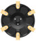 [ATTREZZATURA] Piatto per coltelli + 6 lame compatibili con Segway Navimow i105E, i108E & i110E tagliaerba robot, disco rotativo