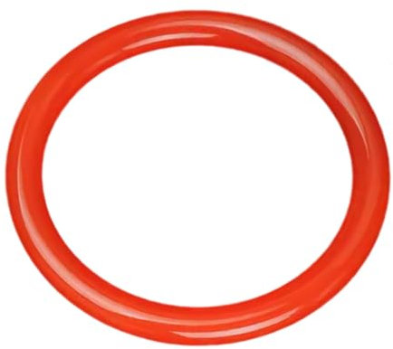 Natürliche rote Jade-Armbänder für Frauen, Jade-Armreif, Glücksarmbänder, Einheitsgröße, Achat