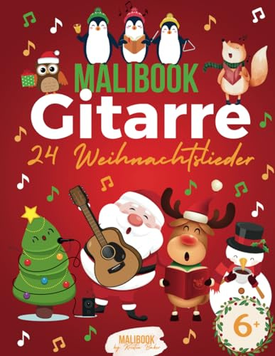 MALIBOOK- Gitarre: 24 Weihnachtslieder