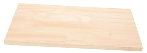 Gogogmee Wooden Plank Board for Outdoor Furniture Waterproof Rustic Wood Desktop Piece 40x20x2cm Corrosion-resistant Solid Wood Tabletop for Garden Craft