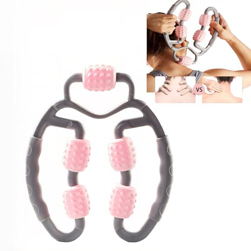 360° Muskelmassage Roller – Tiefengewebsmassage für Schmerzlinderung & Entspannung | Fördert die Durchblutung | Ideal für Nacken, Schultern, Arme & Beine | Ergonomisch & rutschfest