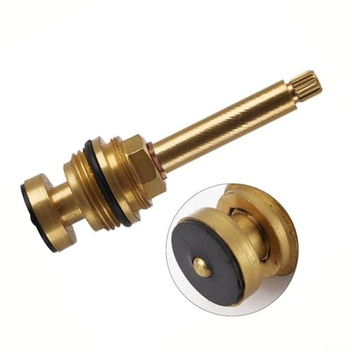 Honseadek Bobine BSP à ouverture lente chaude et eau froide pour noyau pour robinet de salle de bain cuisine bobine de valve G3/4 réparation pour laiton 20 dents céramique