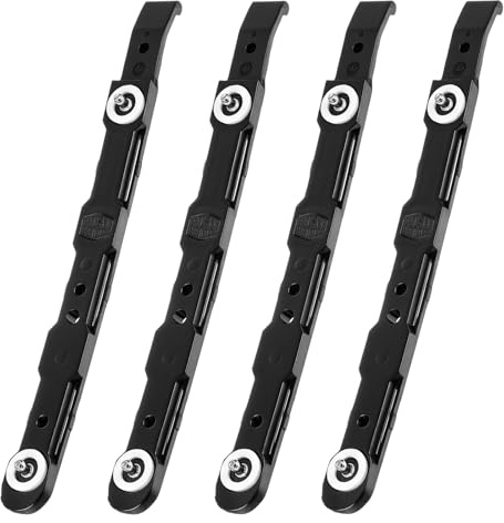 Styquenzer 4 PCS Chassis Hard Drive Mounting Plastic Rails, Black