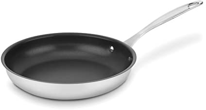 Cuisinart 722-24NS Chef's Classic Nonstick Stainless 10-Inch Open Skillet