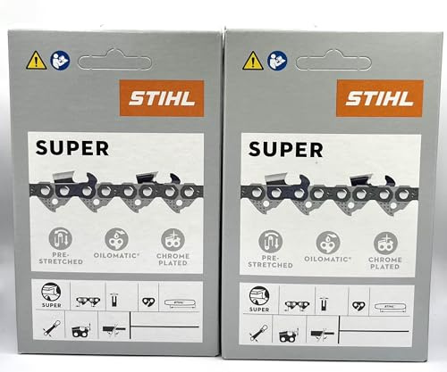 Stihl 26RS 68 Treibglieder, Rapid Super Kettensägekette, 45,7 cm, 0,325 Zoll, 0,063 mm, 2 Stück