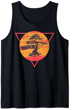 Bonsai-Baum, japanische Kunst, buddhistischer Garten-Bonsai-Baum Tank Top