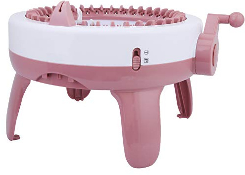 PLLO Máquina de Tejer de 40 Agujas, Telar Inteligente para Tejer, Telar Redondo, Kit de Máquina de Telar Doble Giratorio Manual para Bricolaje, para Adultos Y Niños