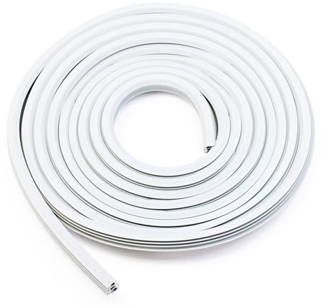 HÖRMANN Türdichtung für Stahlzargen (8,5 mm Nut, 5,2 m, TPE Dichtung hellgrau, universell für Haus- & Zimmertüren) 315062