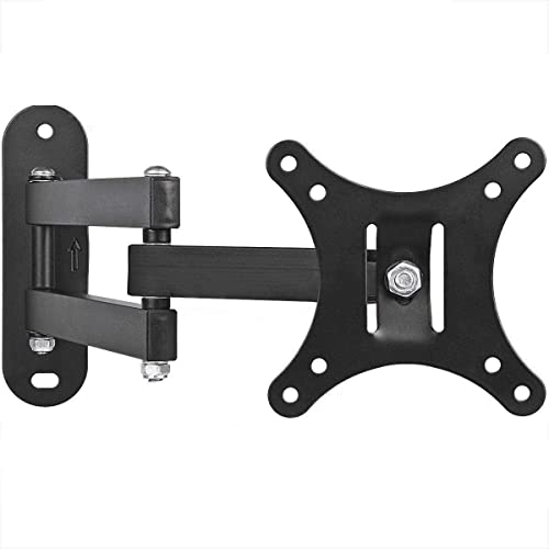 Trintion TV Wandhalter Wandhalterung 10-27 Zoll Neigbar Schwenkbar für Zoll LED Plasma Flach Curved Fernseher