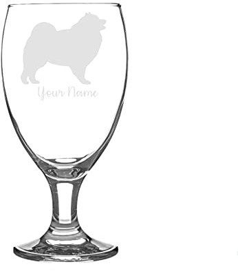 Personalised Keeshond Craft Beer Snifter Glass Animal Dog Gift for Him for Her