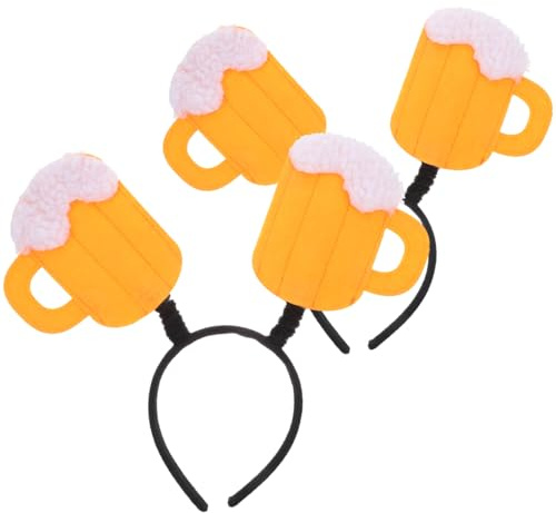 Cabilock 2 Stk Bier Stirnband Bier-Haarreif Frühlingsdeko oktoberfest dekoration weihnachtsparty accessoires Haarband Tiara Bierparty-Stirnband Party-Kopfschmuck Mode Kopfbedeckung Bierkrug
