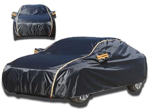 Autoabdeckung für Toyota Verso -S| wasserdichte Vollgarage für den Außenbereich, individuelle Autoplane, wetterfest, UV-Sand und Staub, mit seitlichem Reißverschluss/Codeschloss