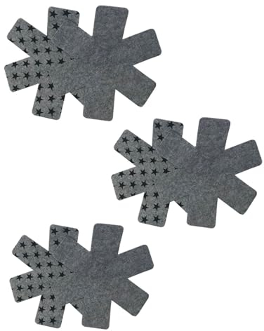 ZAMXHUG Separador sartenes - 8pcs Salvamanteles de Tela no Tejidas,Protector de Olla,Sostenedor de Pote de Estera Antideslizante, Almohadillas Separadoras de Tela no Tejidas, para Aislamiento,38cm