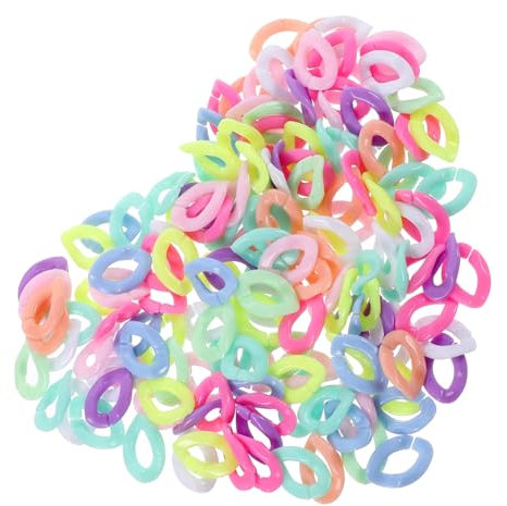 Lurrose 800 Stück Acryl-verbindungsstücke Für Handtaschenriemen Schlüsselanhänger Lanyard-telefongurte – Aus Erstklassigem Acryl Design