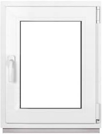 Framex Kellerfenster Kleines Fenster Weiß Breite x Höhe 50 x 60 cm (500 x 600 mm) 2-fach (32 mm) Dreh Kipp DIN Rechts - Premium - Alle Größen