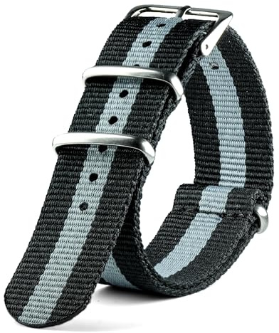 Neckarian NATO Strap 18mm Army Uhrenarmband Nylon G10 Military Watch Band für Männer Frauen Unisex