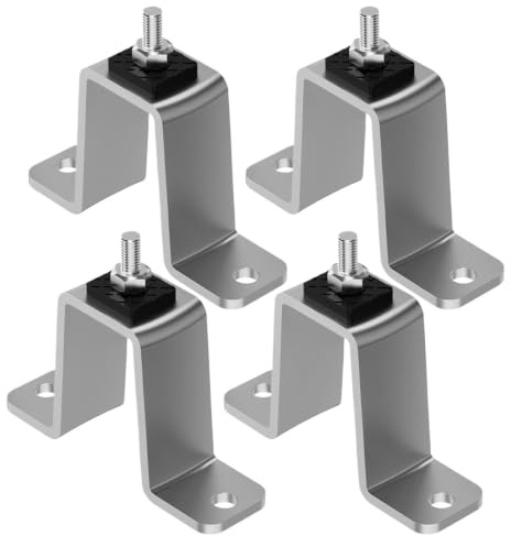 4 Stück Vibrationsdämpfer für Klimaanlage Edelstahl Antivibrationsfüße