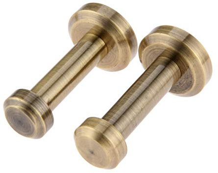 Mgoodoo 2pcs Wall-Mount Robe Coat Hook,Antique Brass Bathroom Towel Hook, Heavy Duty Clothes Hanger for Bedroom Lavatory Closets Office