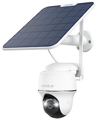 Reolink 4G LTE Solar Security Camera Outdoor Wireless with Spotlight, 4K Color Night Vision, Pan 355°&Tilt 140°, Animal/Person/Vehicle Detection, 2-Way Audio, Works with Alexa, Go PT Ultra+Solar Panel