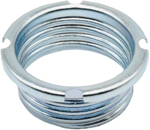Gewindering 20,8 x 2 für Lampenfassungen G9, GY6,35, GU4, GU5,3 Metall verzinkt ø 27x11 Schraubring