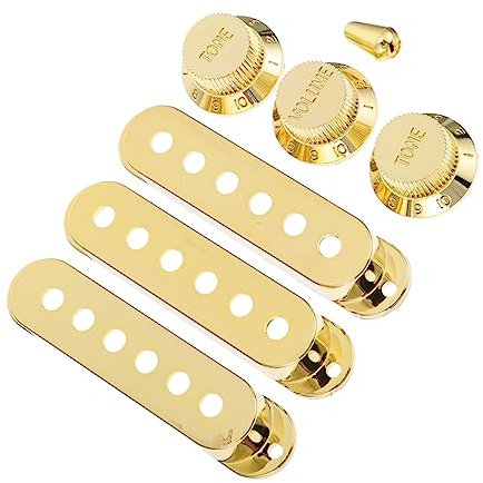 BESTonZON 14stücke Teiliges Goldene Pickup Abdeckungen Gitarre Einfache Installation Langlebig Dekorativ Für -gitarrenliebhaber