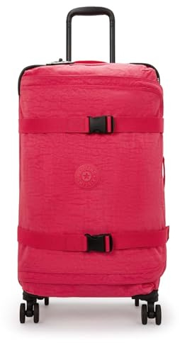 Kipling Spontaneous M Medium Wheeled Luggage, Upright, Resort Pink (Pink)