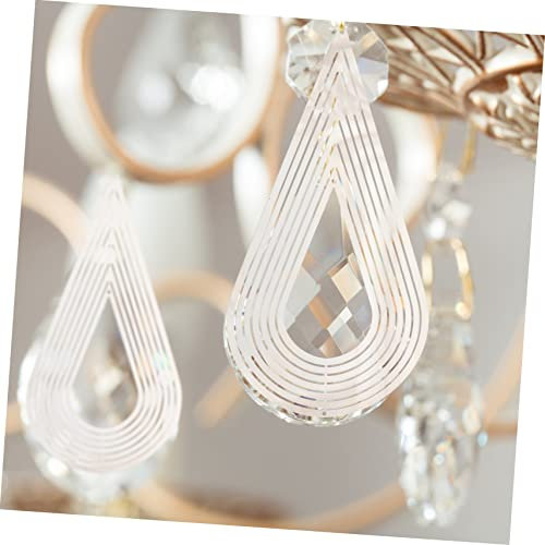 Garneck Decoración De Jardín Colgante De Metal para Patio Escultura Artística De Goteo para Espacios Exteriores y Balcones