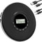 Greadio Lettore CD portatile Discman Lettore CD, protezione antiskip 4 suoni EQ, scheda TF/uscita AUX, piccolo lettore musicale, compatibile con CD-R, CD-RW e MP3 per