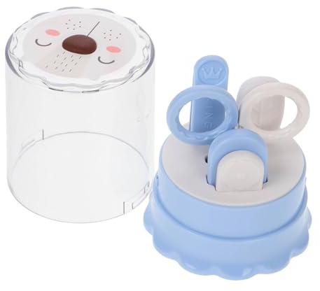 BESTonZON Nagelpflegeset Mit Schere Feile Und Pinzette Für Neugeborene Und Kleinkinder Kompaktes Maniküreset Mit Aufbewahrungsbox