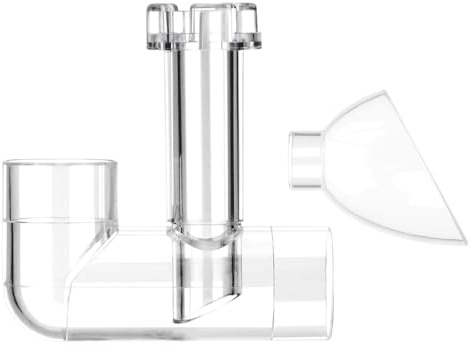 DONGKER Aquarien Oberflächenabschäumer, Acryl Aquarium Ölfilm Skimmer, 12/16 mm / 16/22 mm, Filterrohr Oberflächenabsauger für Aquarien