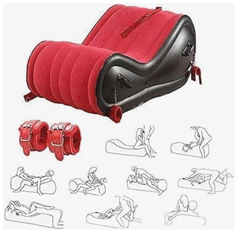 Wizvox Aufblasbares Sofa in S-Form Nicht leicht zu beschädigen -ShaF8Y